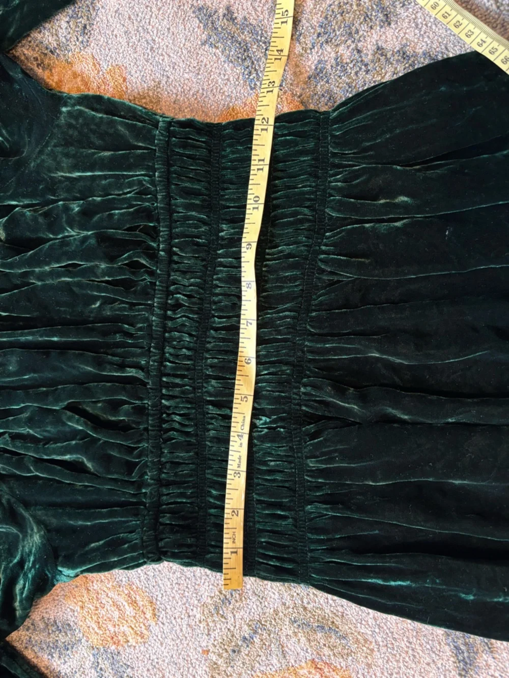 Hill House Jasmine Nap Dress Small Velour Velvet - Picture 6 of 8
